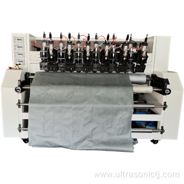 Wide wireless quilting and embossing ultrasonic composite machine ultrasonic sewing machine ultrasonic quilt machine